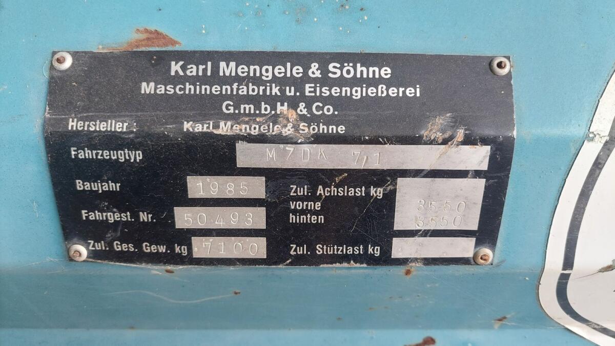 Mengele Dreiseitenkipper MDZK 7100 3
