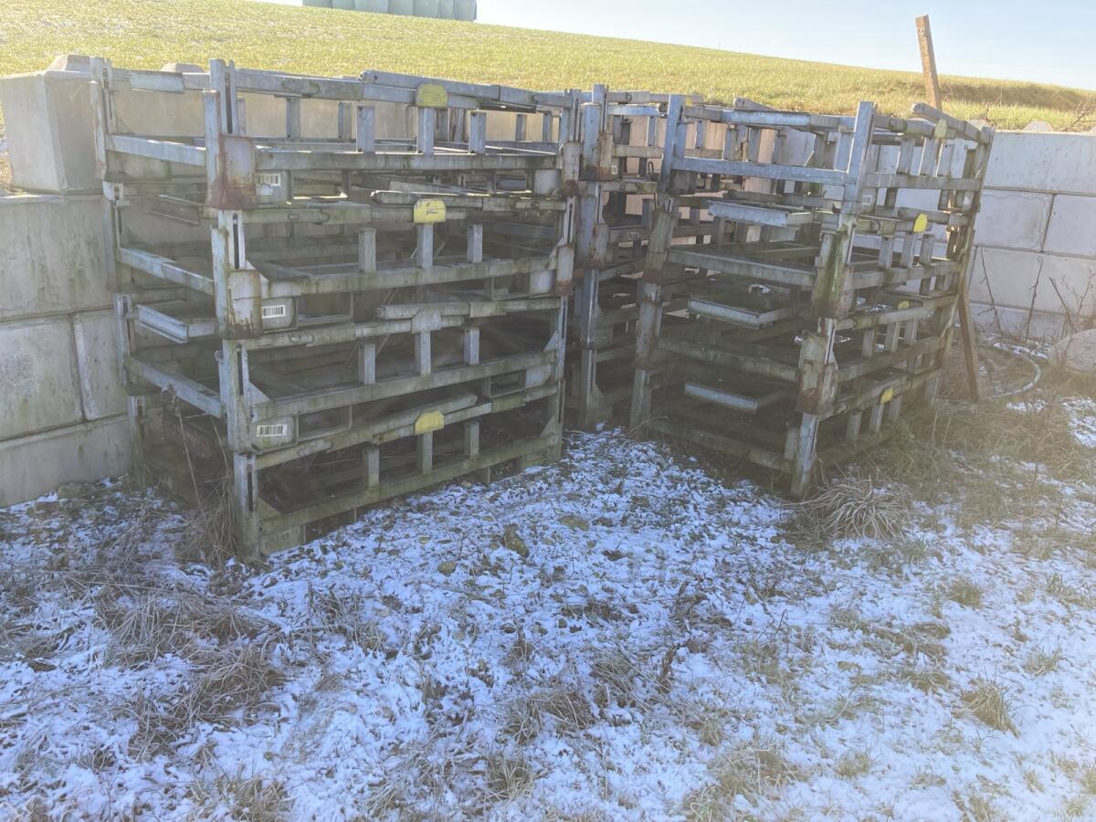 Holzlager Boxen Gitterboxen Stapel Boxen 2