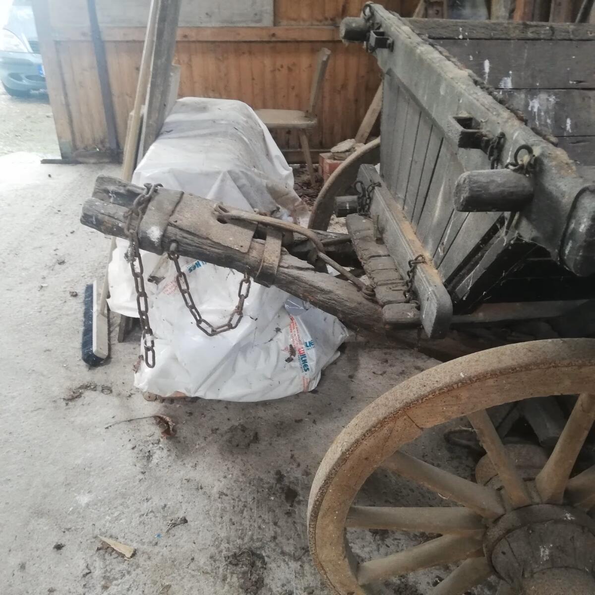 Wunderschöner alter Pferdewagen für ein Museum, Sammlung 3