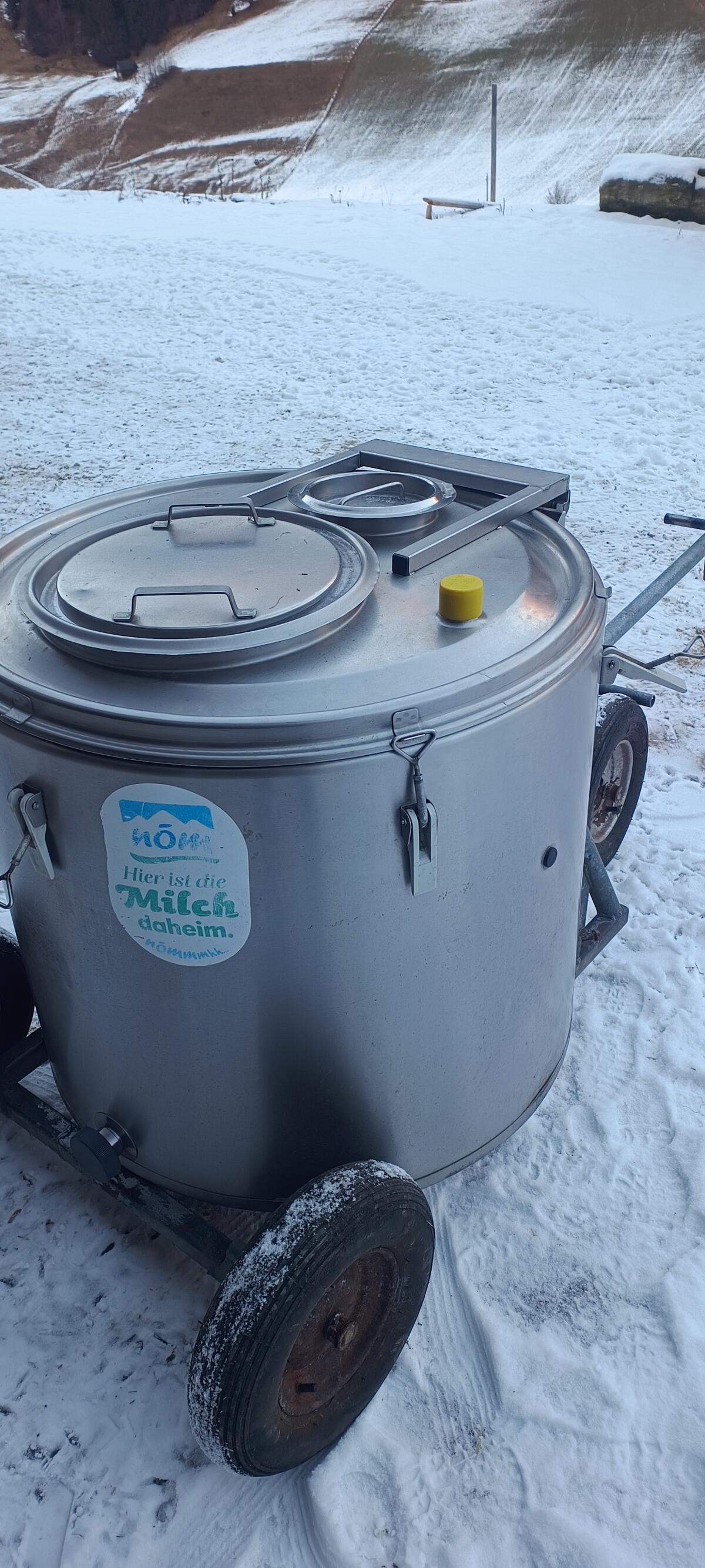 Etscheid Milchtank 320 l mit Sumpf 2