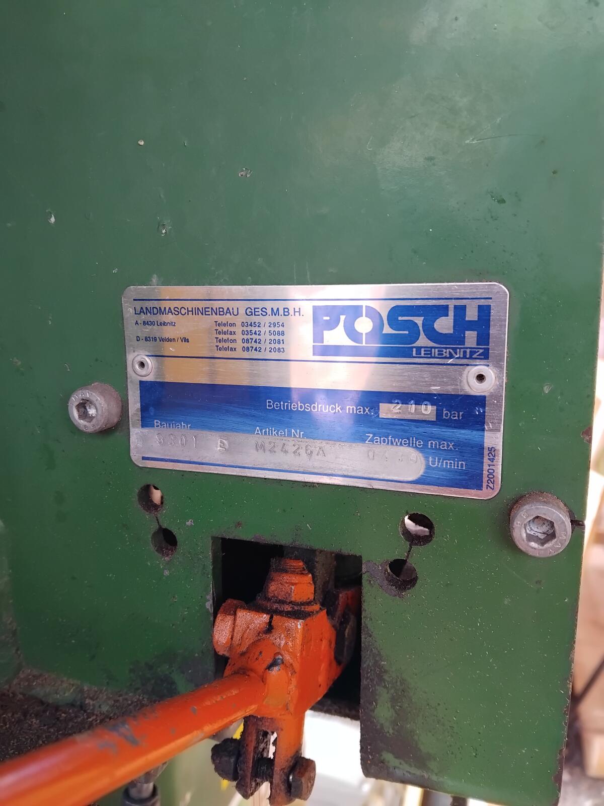 Posch Holzspalter 30 t 2