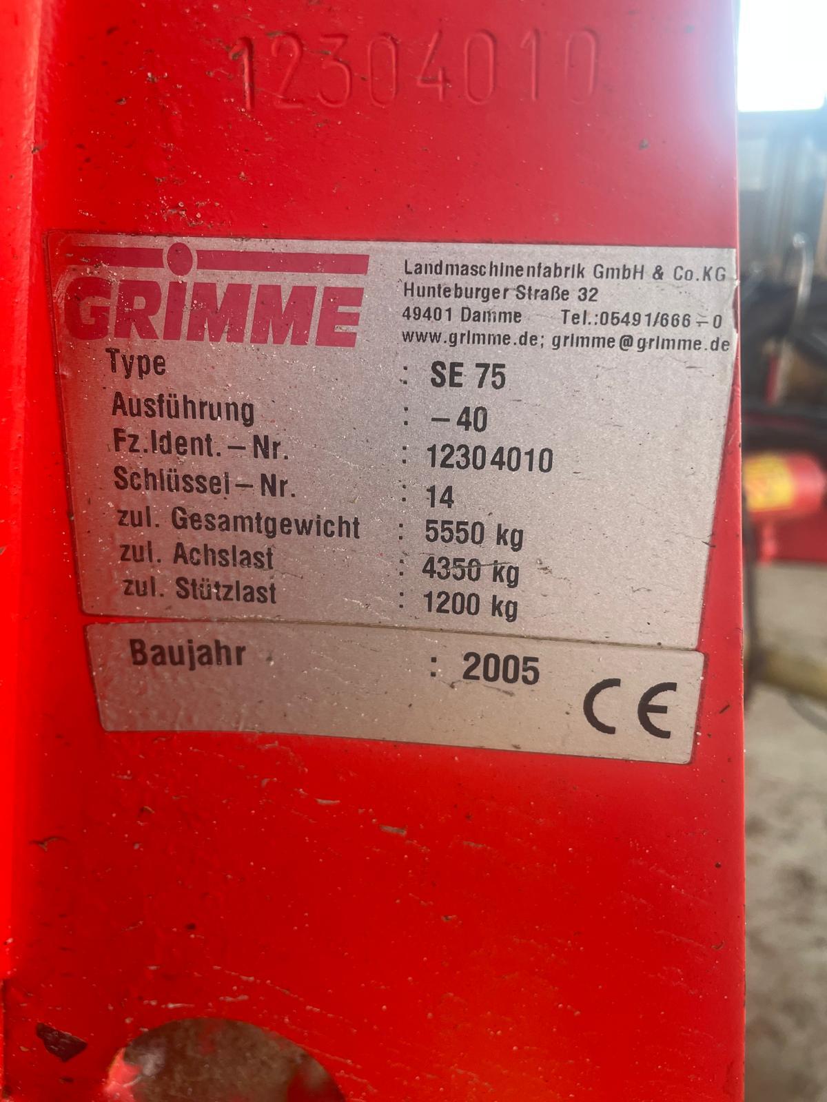 Kartoffelroder Grimme SE 75-40 3