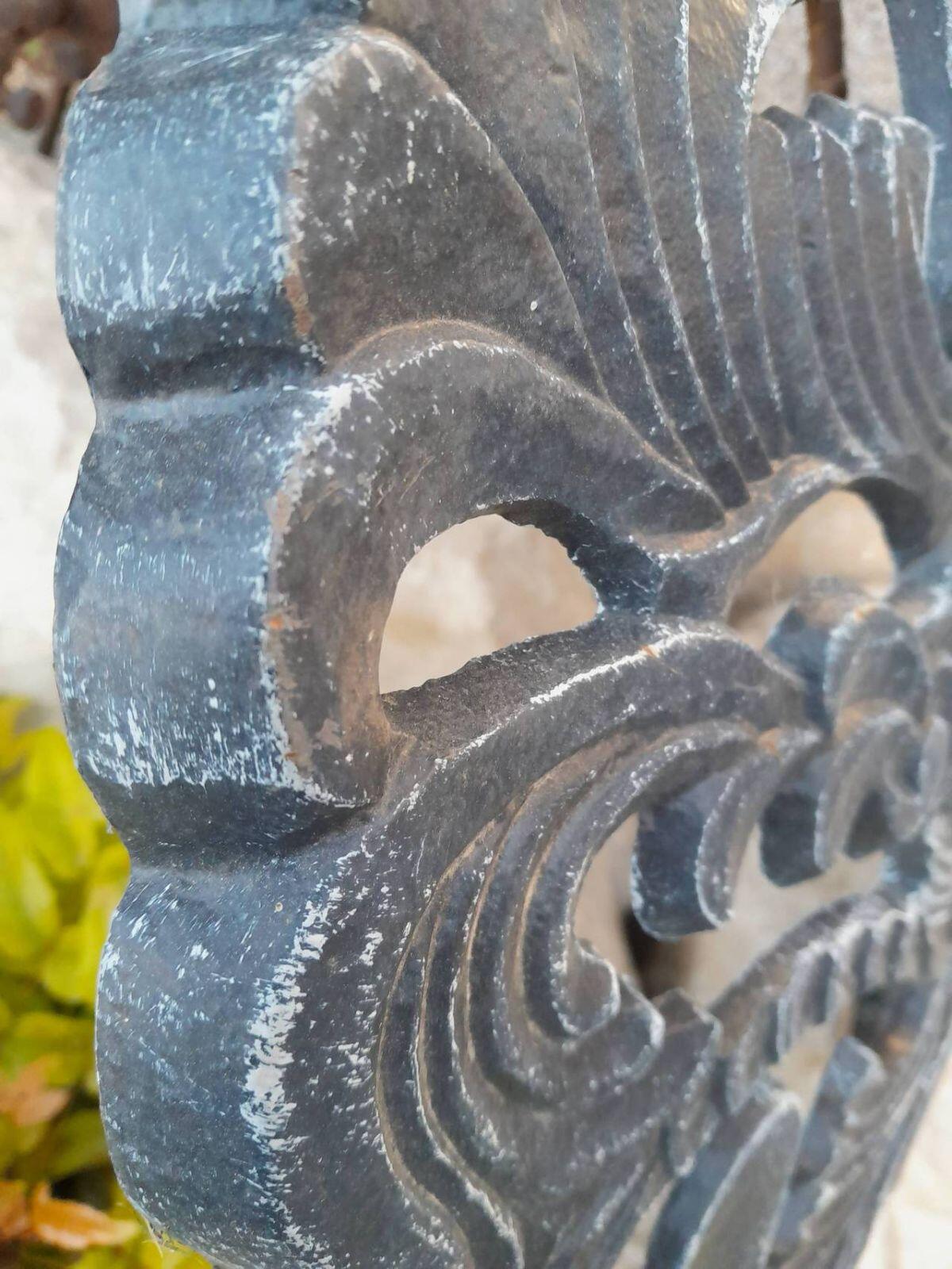 Massive eiserne Wanddeko 3