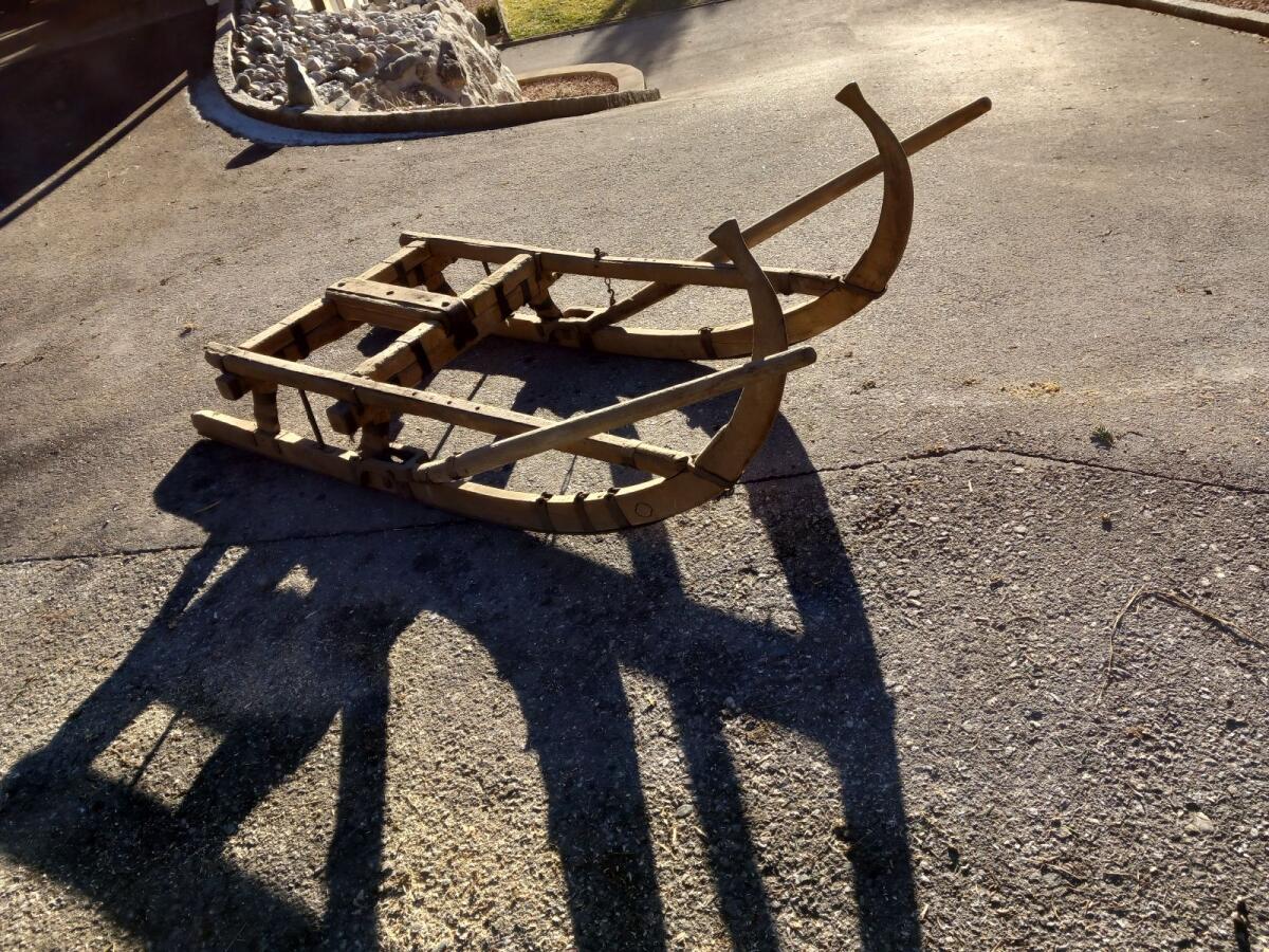 Holzschlitten 3