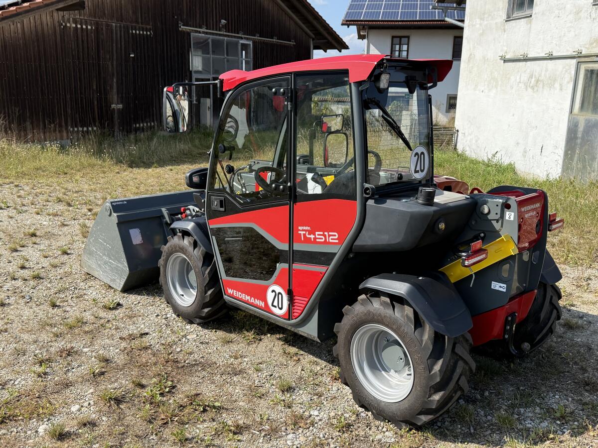 Weidemann T4512 1. Hand von Privat inkl. Schaufel, Gabel 3