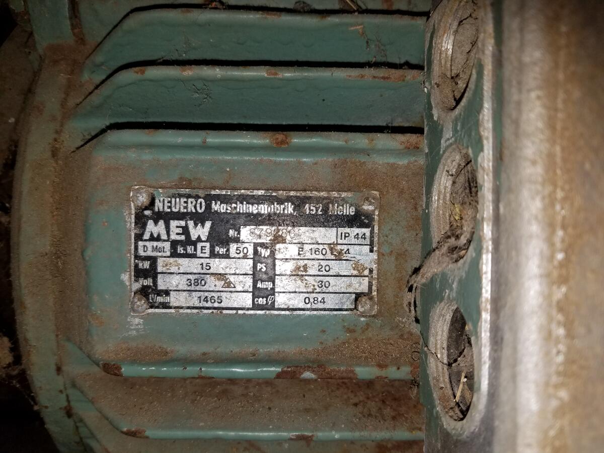 Neuero Heugebläse 15 kW 2