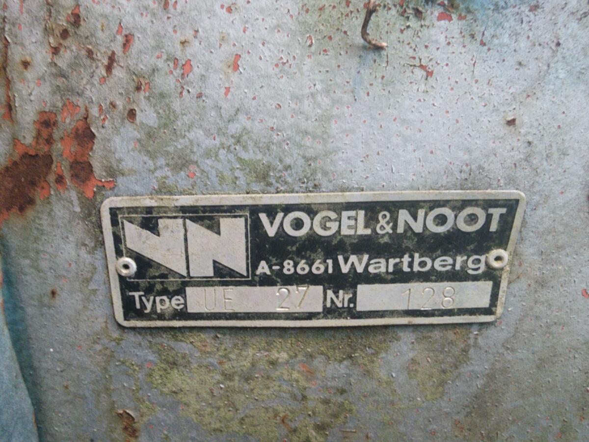 Vogel & Noot Einscharpflug UE 27 2