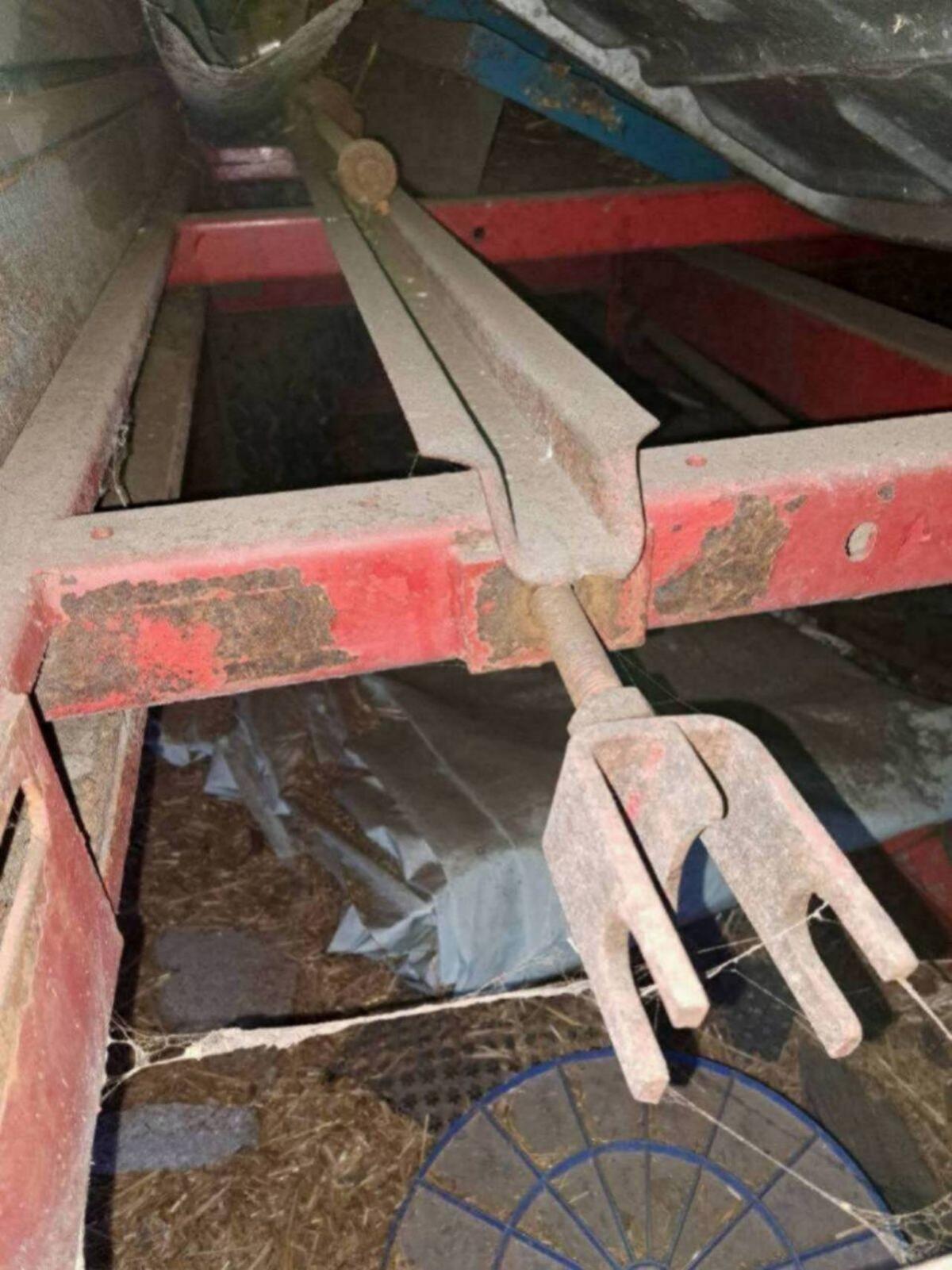 Miststreuer, Abschiebewagen Mengele 3