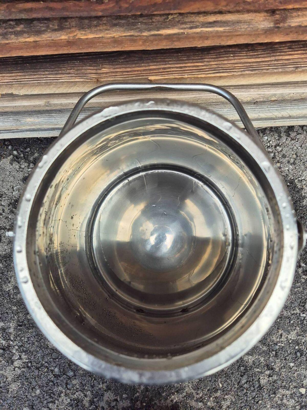 Melkeimer Alfa Laval Edelstahl 2