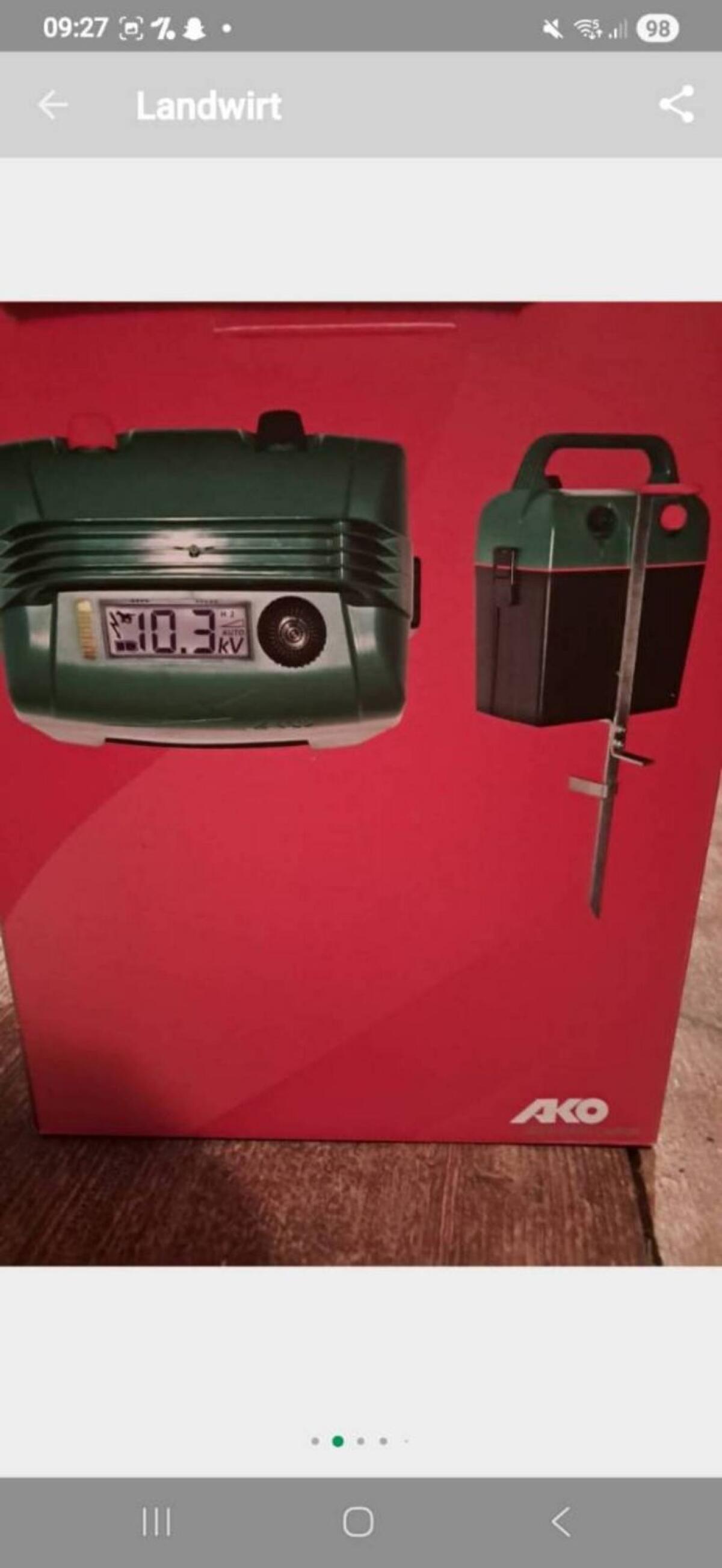 Weidezaungerät, 2 Batterien BD 300 2