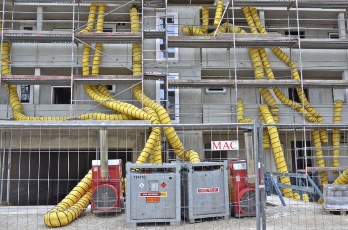 Warmluftschläuche zur Holz- und Getreidetrocknung 2