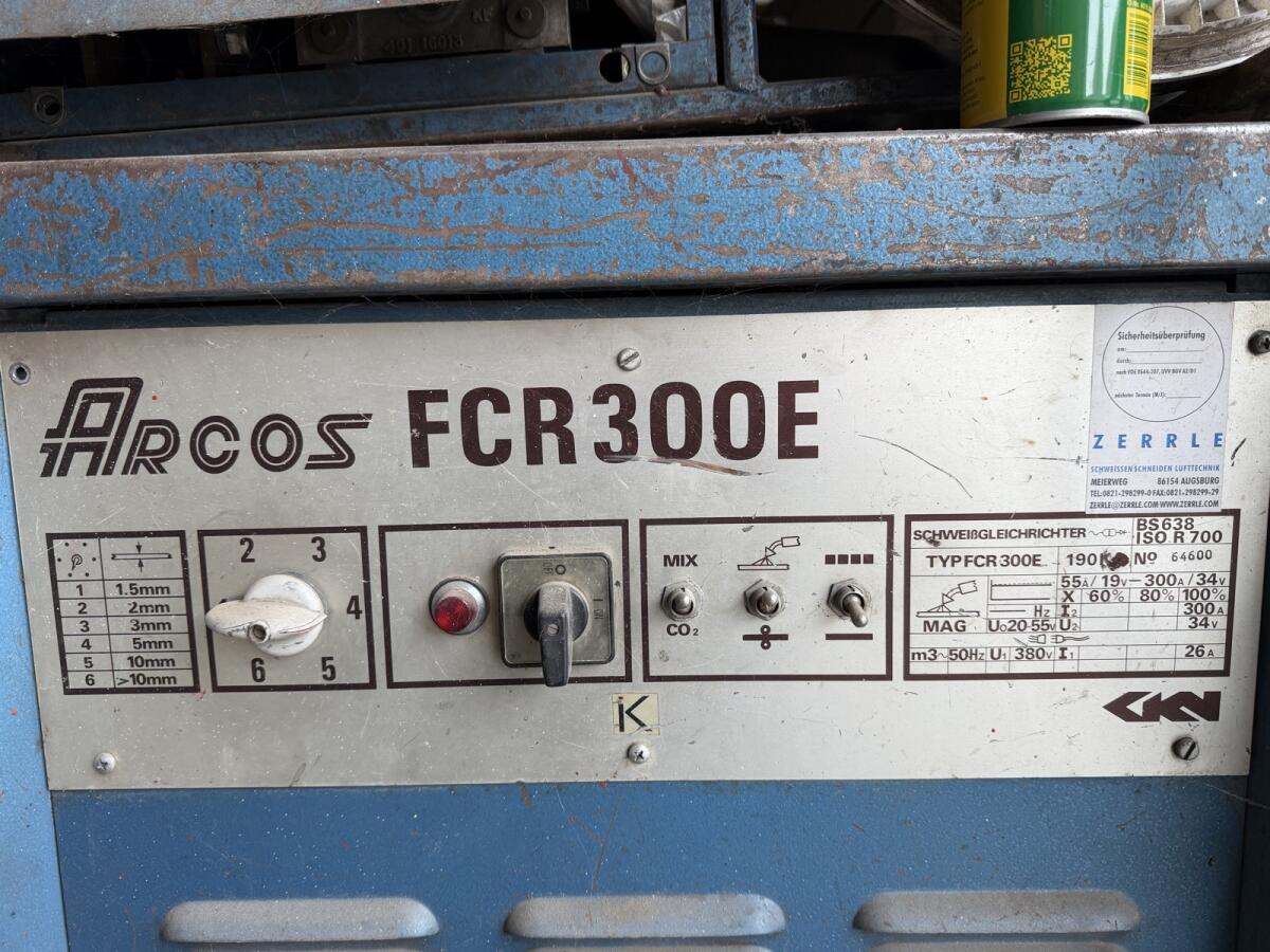 Schutzgas Schweißgerät Arcos 300A (kein Fronius) 3