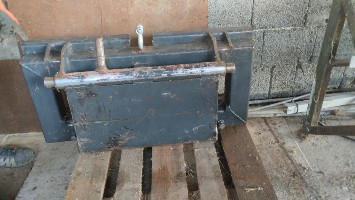 Adapter/Koppelplatte Schäffer auf Weidemann 2