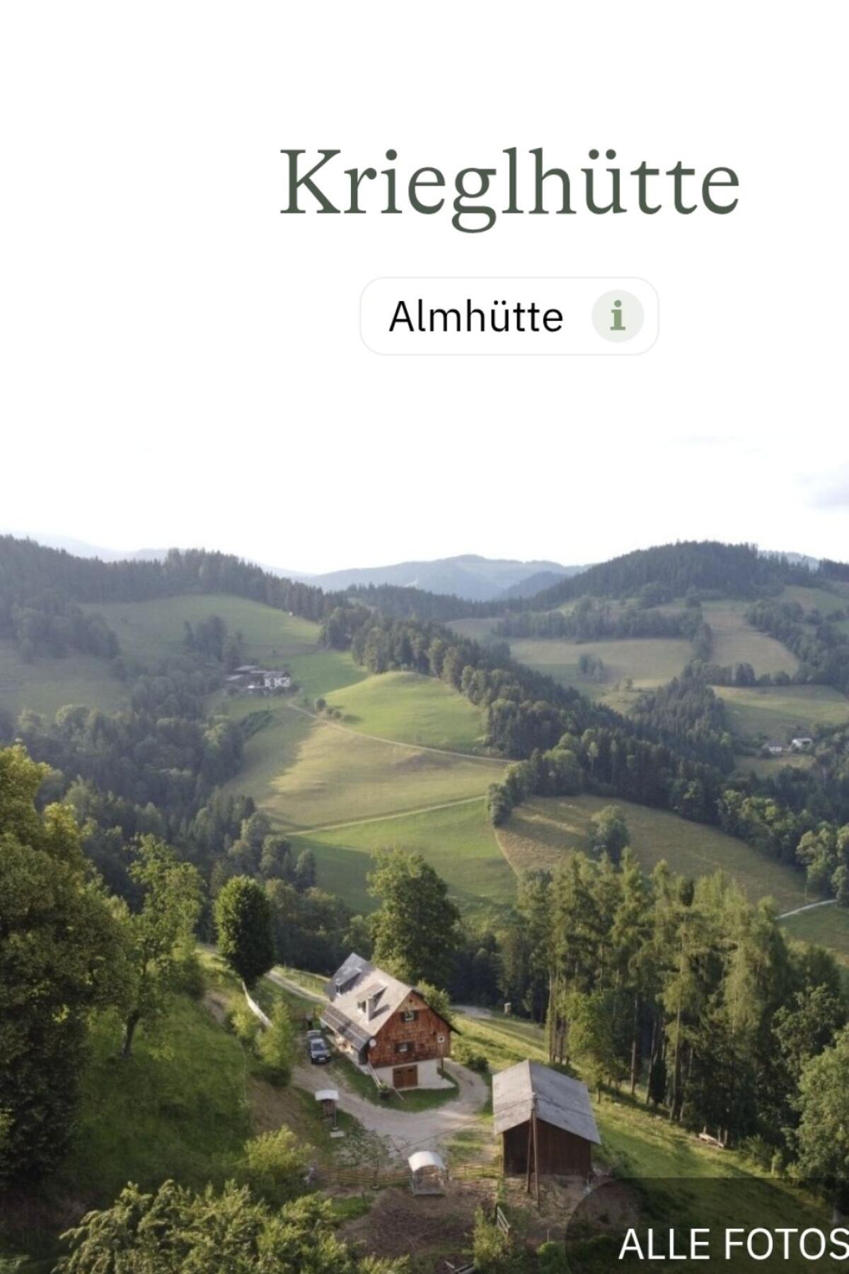 Urlaub am Bauernhof Krieglhütte