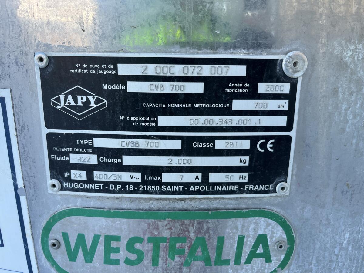 Westfalia (Japy) Milchwanne 2