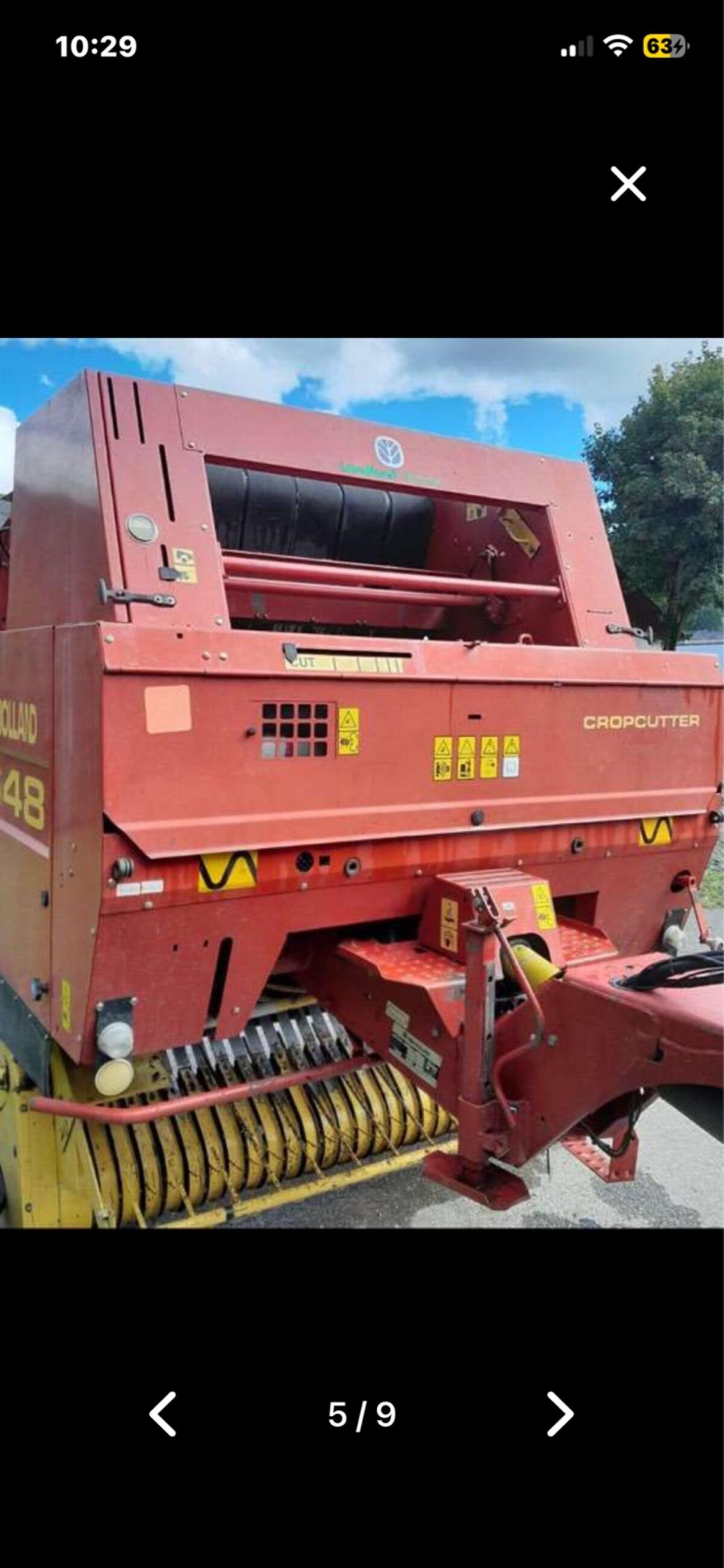 Rundballenpresse New Holland 648 3