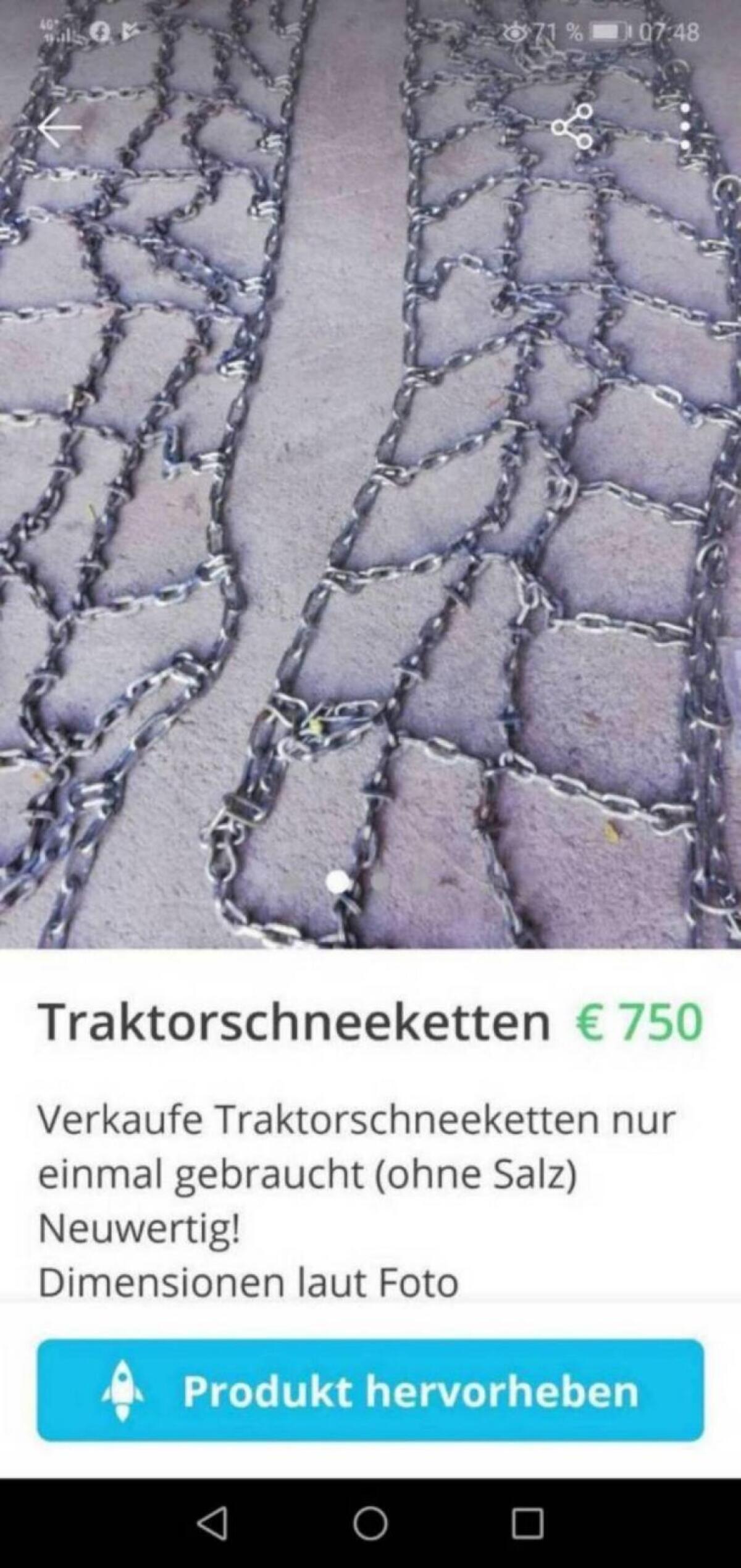 Traktorschneeketten 2
