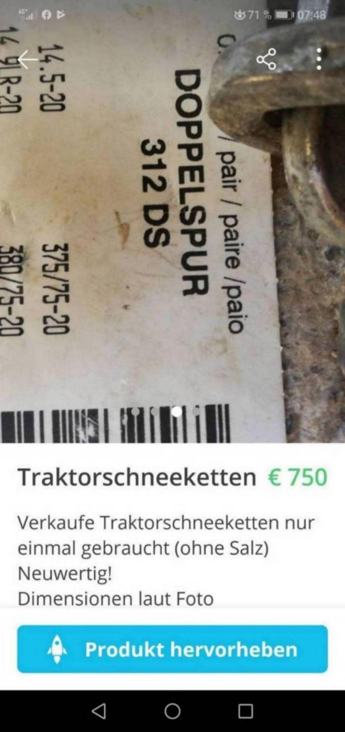 Traktorschneeketten 3