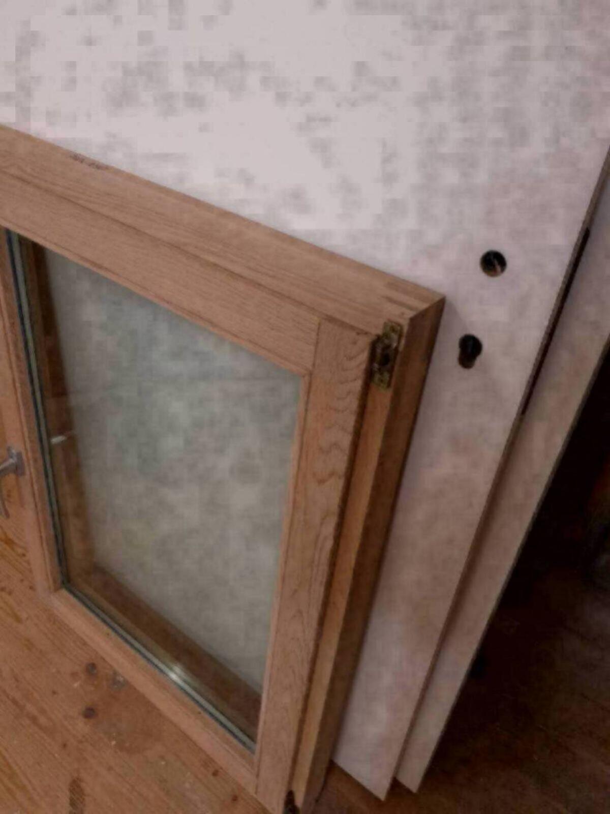 15 Stk. Fenster aus Eichenholz 3