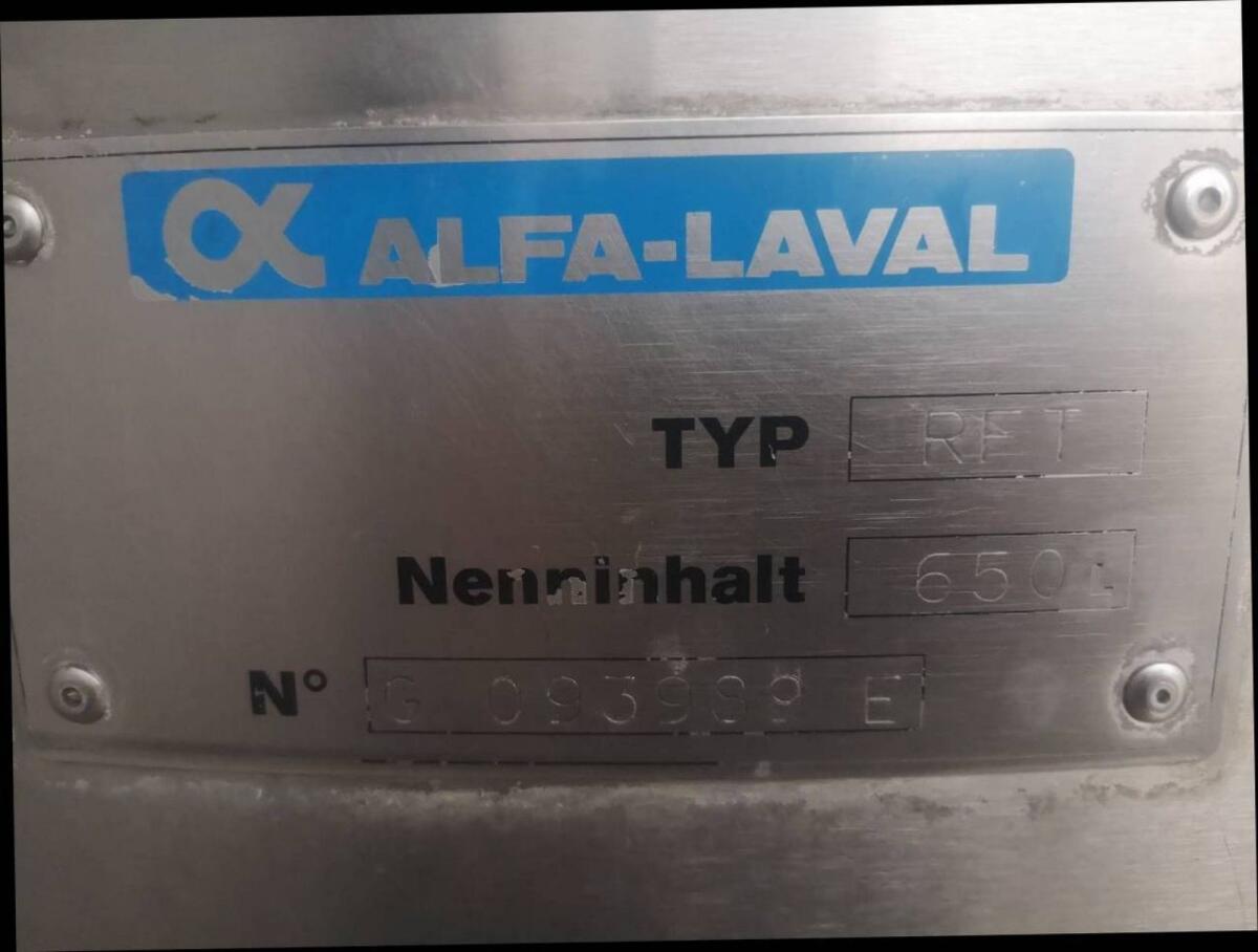 Milchtank 650 l Alfa Laval 2