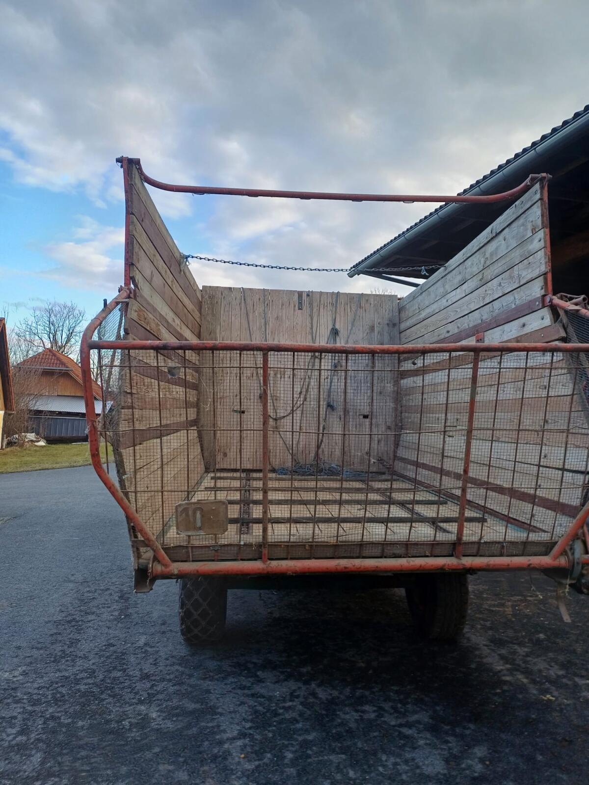 Verkaufe Ladewagen Steyr Hamster plus 17 2
