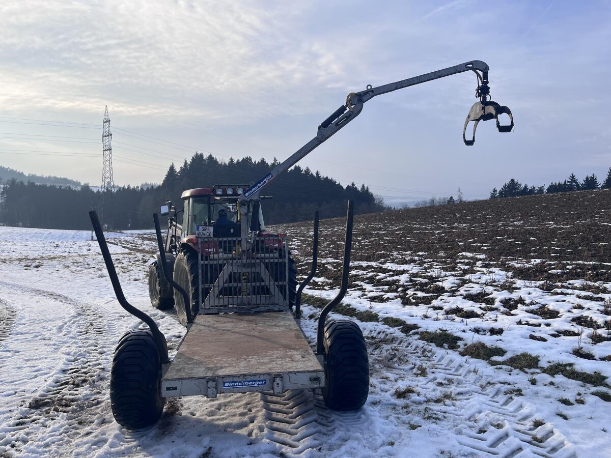 Rückewagen Binderberger 5 t Kran 4,0 m 2