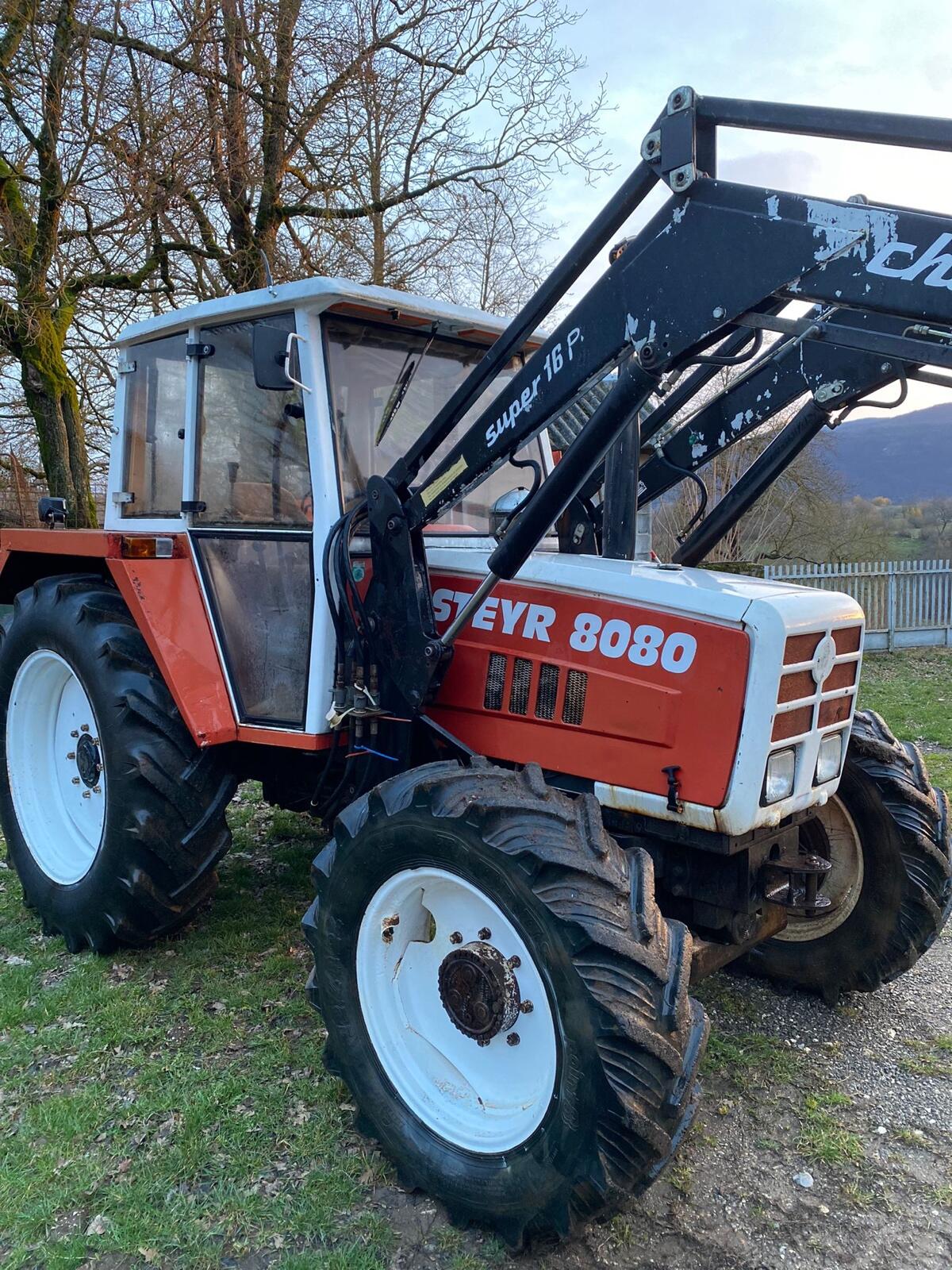 Steyr 8080 mit Frontlader SK1 3
