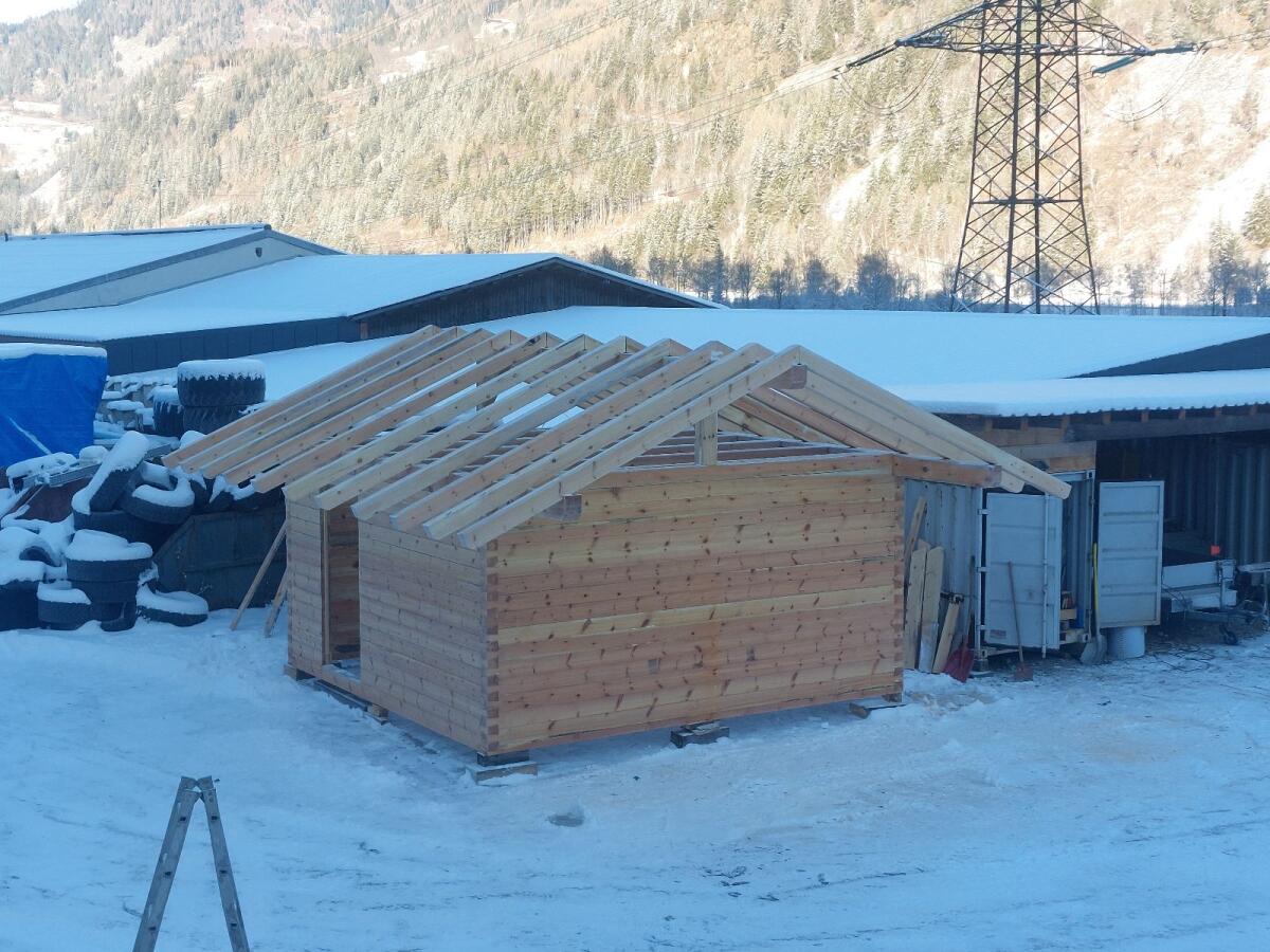 Almhütte Jagdhütte Blockhütte 3