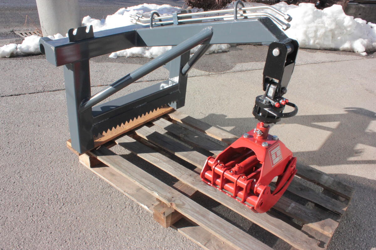 Frontlader Verladezange/Rückezange mit Forstgreifer 3