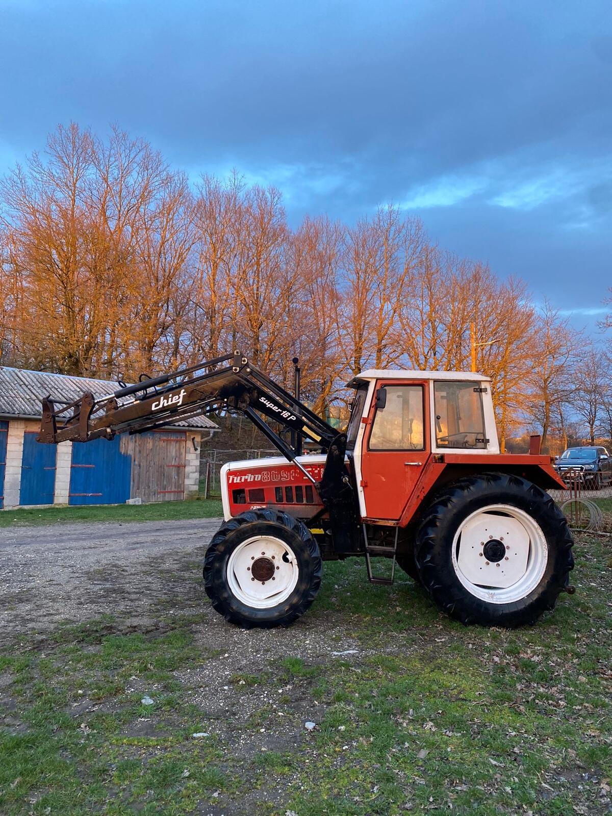 Steyr 8080 mit Frontlader SK1 2