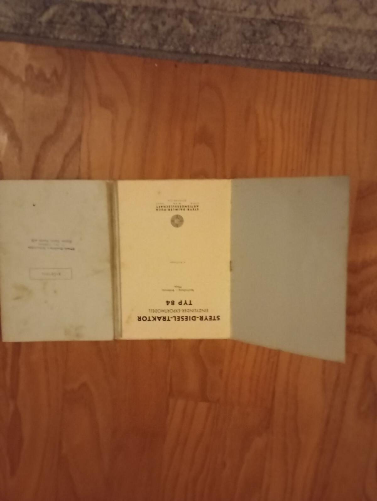 Original Betriebsanleitung Steyr Diesel Traktor Typ 84 3