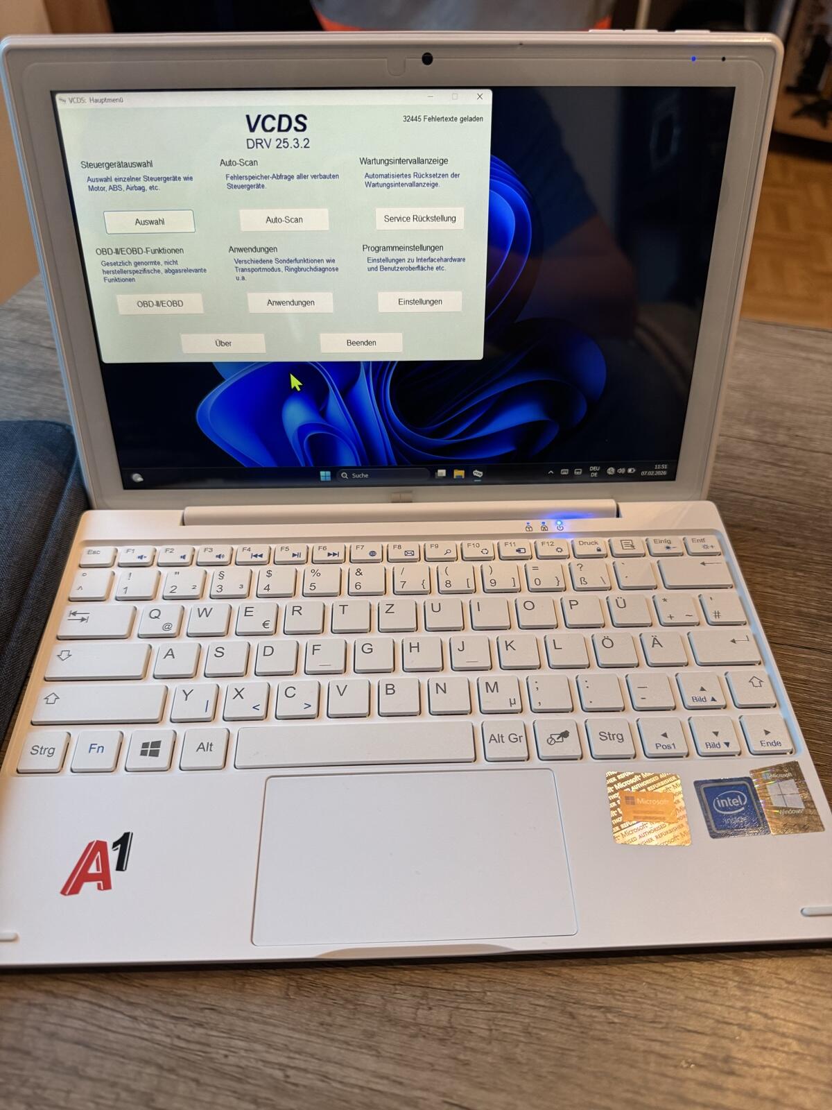 Laptop Tablet VCDS 2