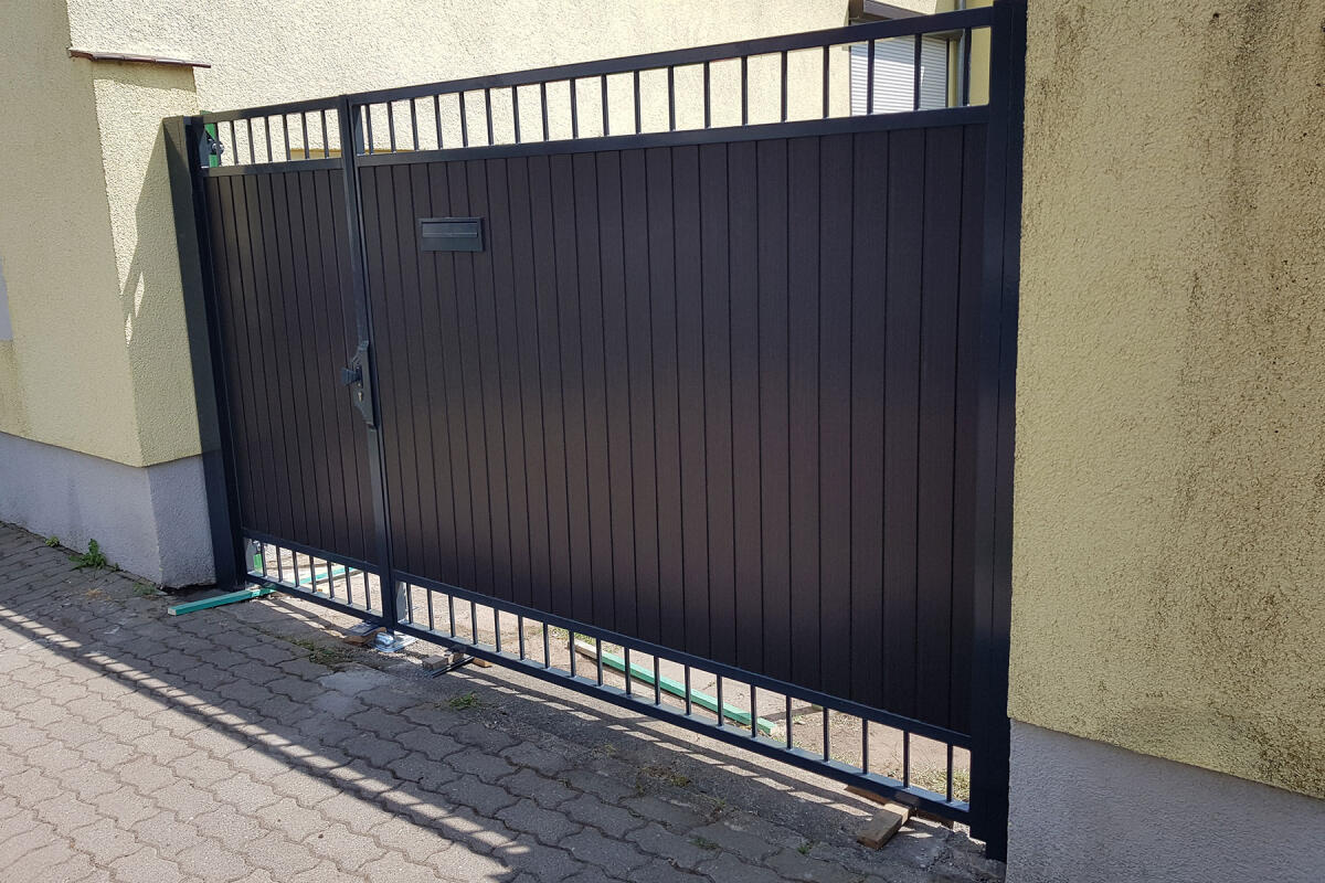 Hoftore, Metallzäune direkt vom Hersteller aus Polen. 2