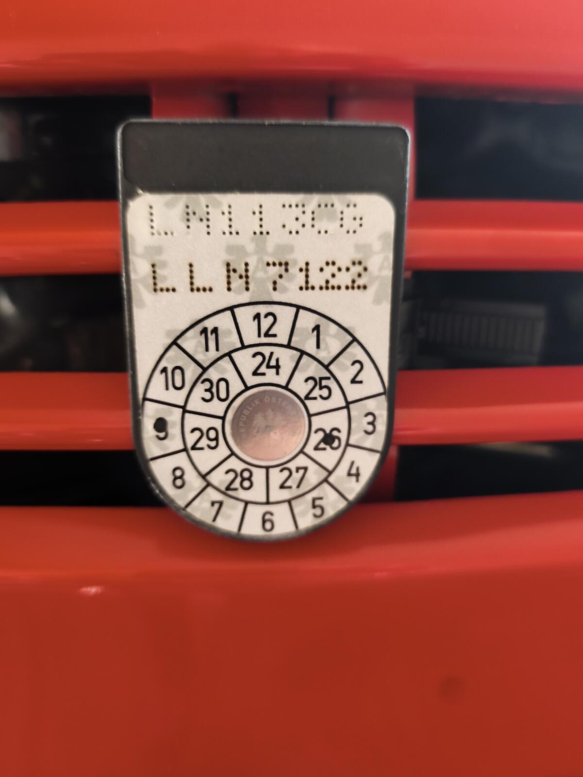 Steyr 190 (36er) Zulassung 1972 2