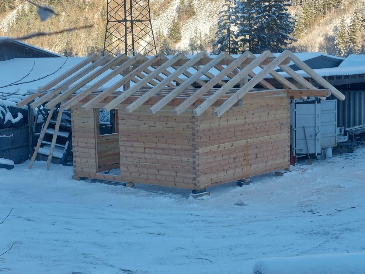 Almhütte Jagdhütte Blockhütte 2