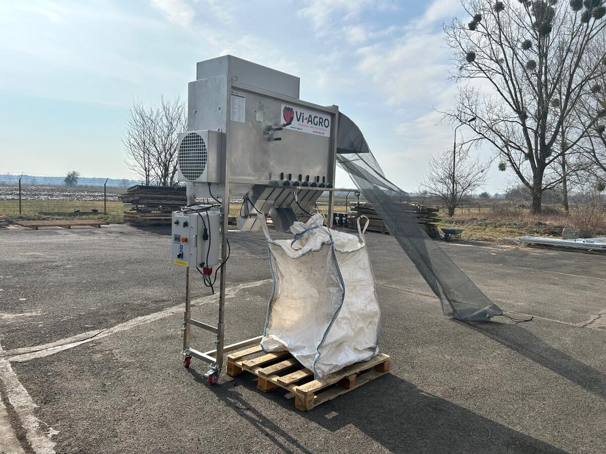 Getreidereiniger CZA/5 für Big Bag Edelstahl Grain Cleaner 2