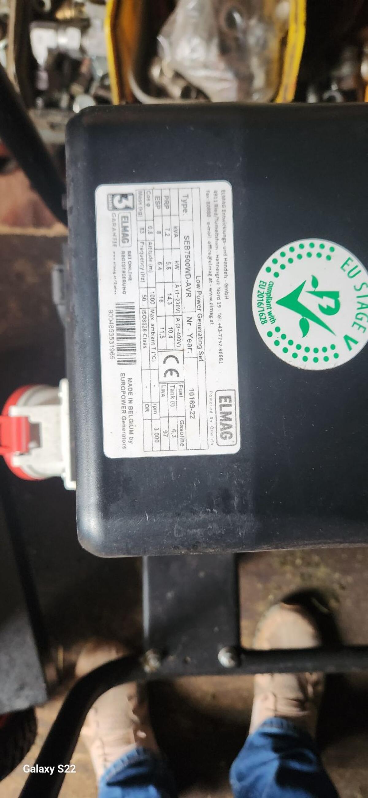 Notstromaggregat Elmag 3