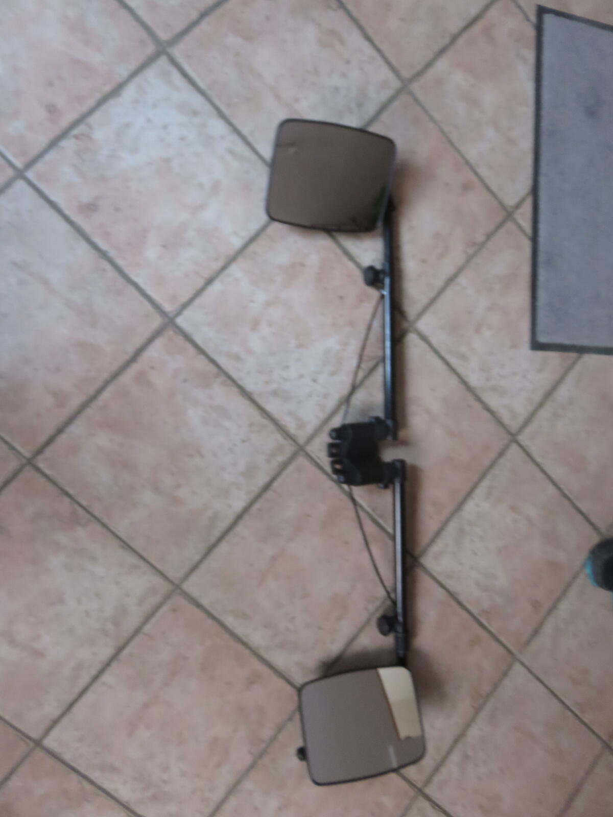 Teleskopspiegelhalter Komplett 560-785 mm 2