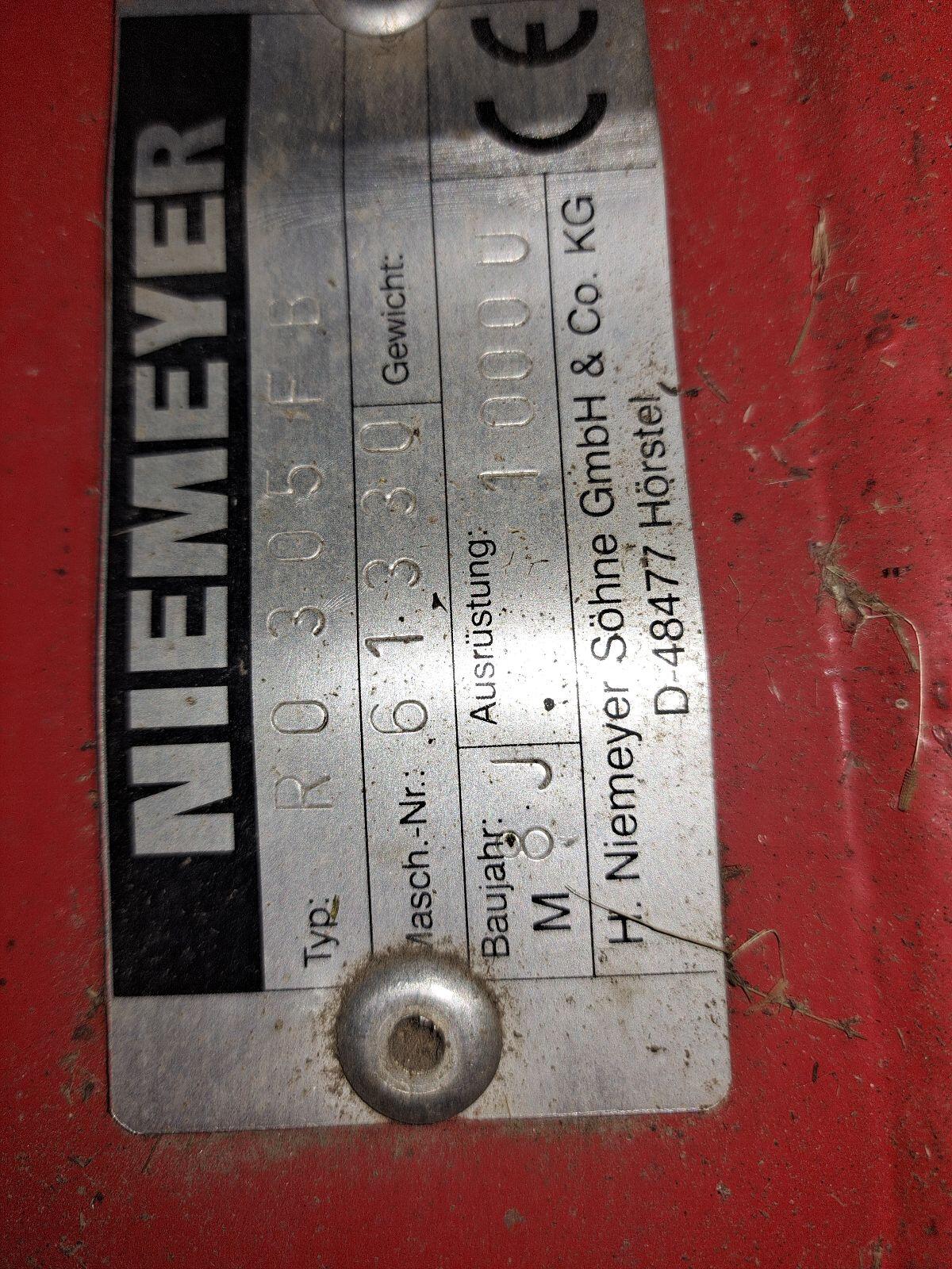 Niemeyer RO305FB Frontmähwerk 2