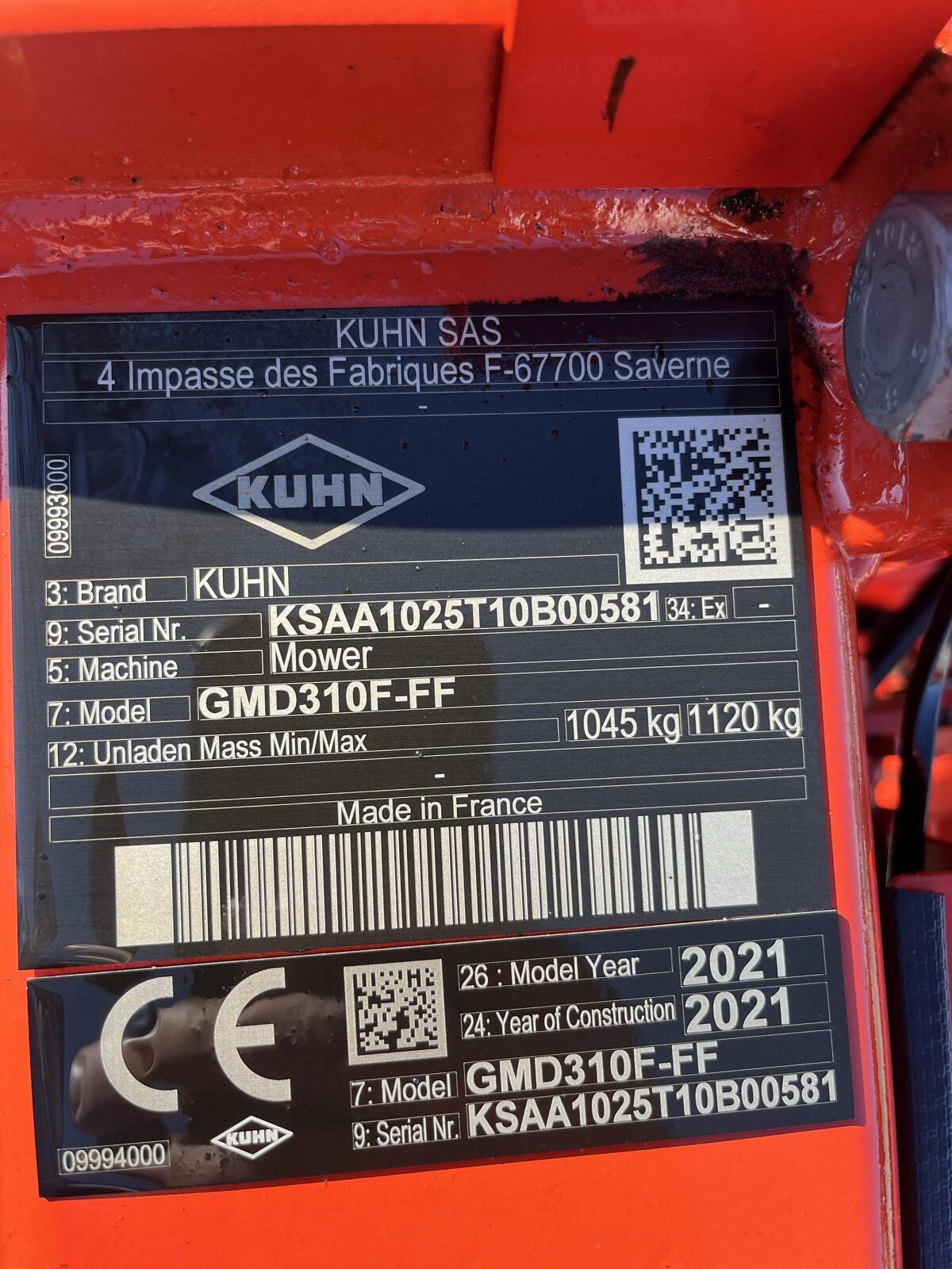 Kuhn GMD 310 3