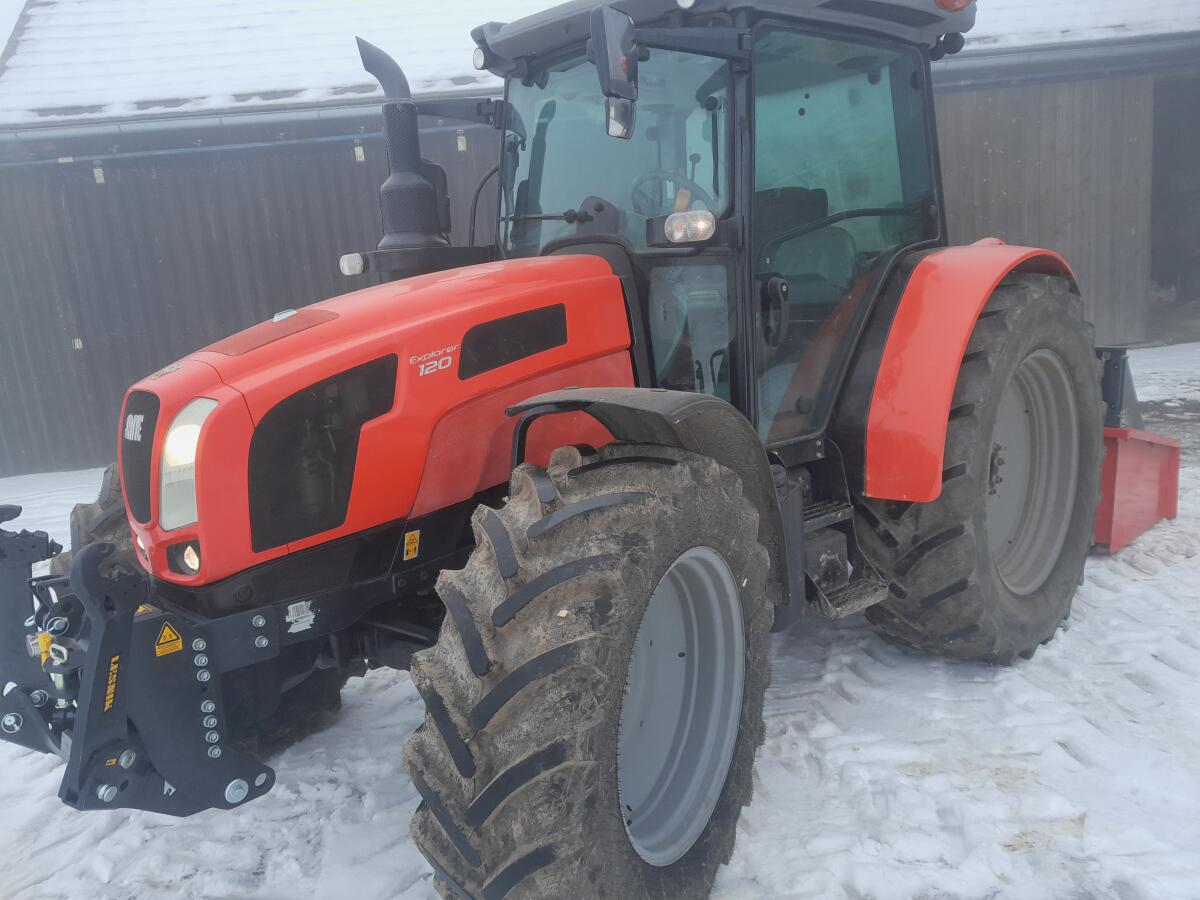 SAME HD 120, Bj. 20, 2.800 Bstd., Fronthydraulik, Druckluft 2