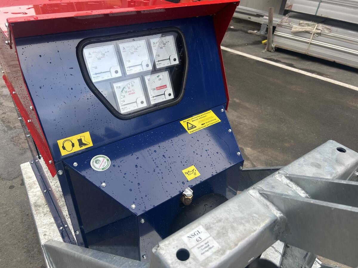 63 kVA Zapfwellenaggregat, Notstrom, Feld, Hausbetrieb 3