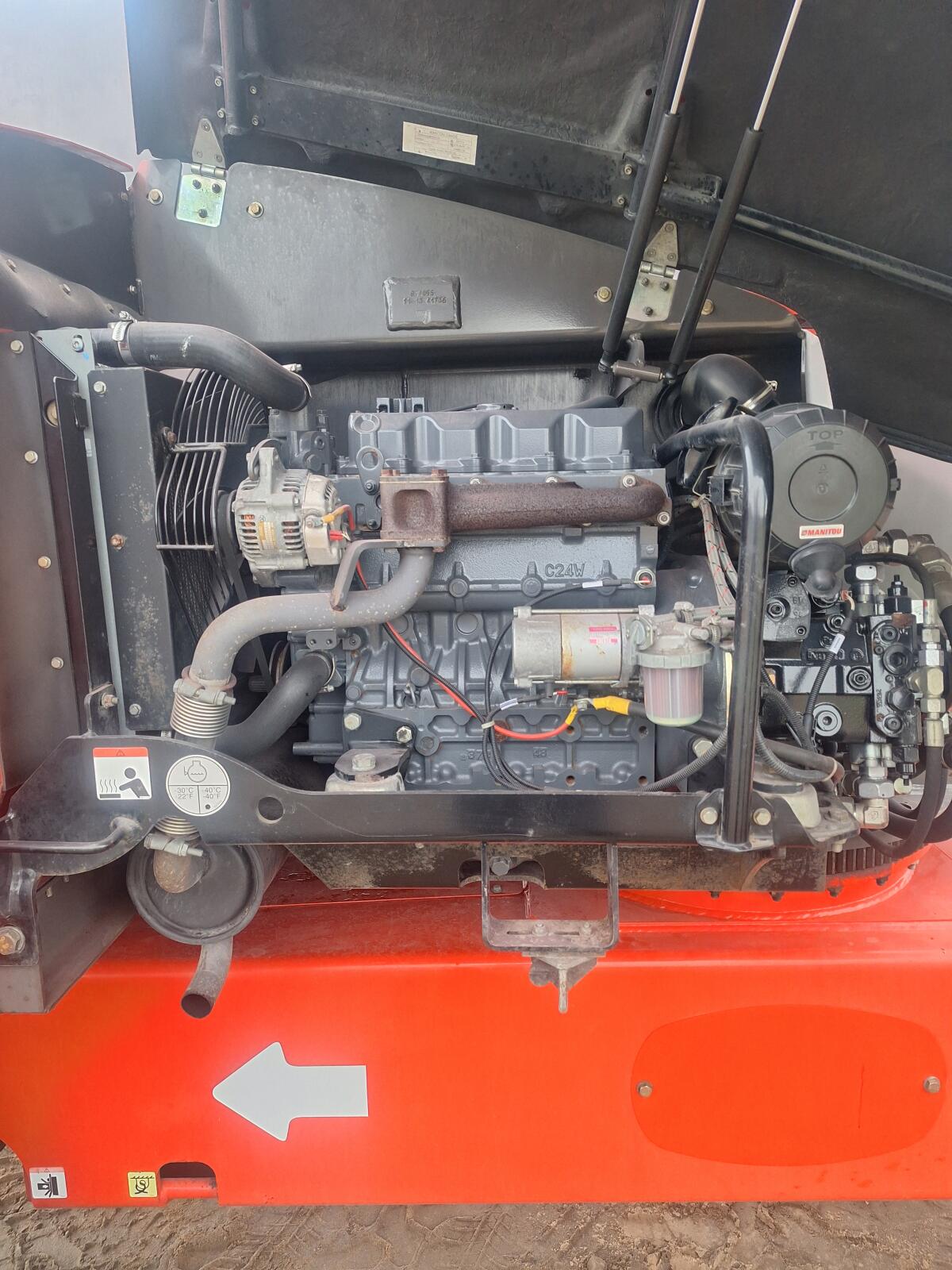 2x Arbeitsplattform Teleskopbühne Manitou 280TJ 2014 2020 2