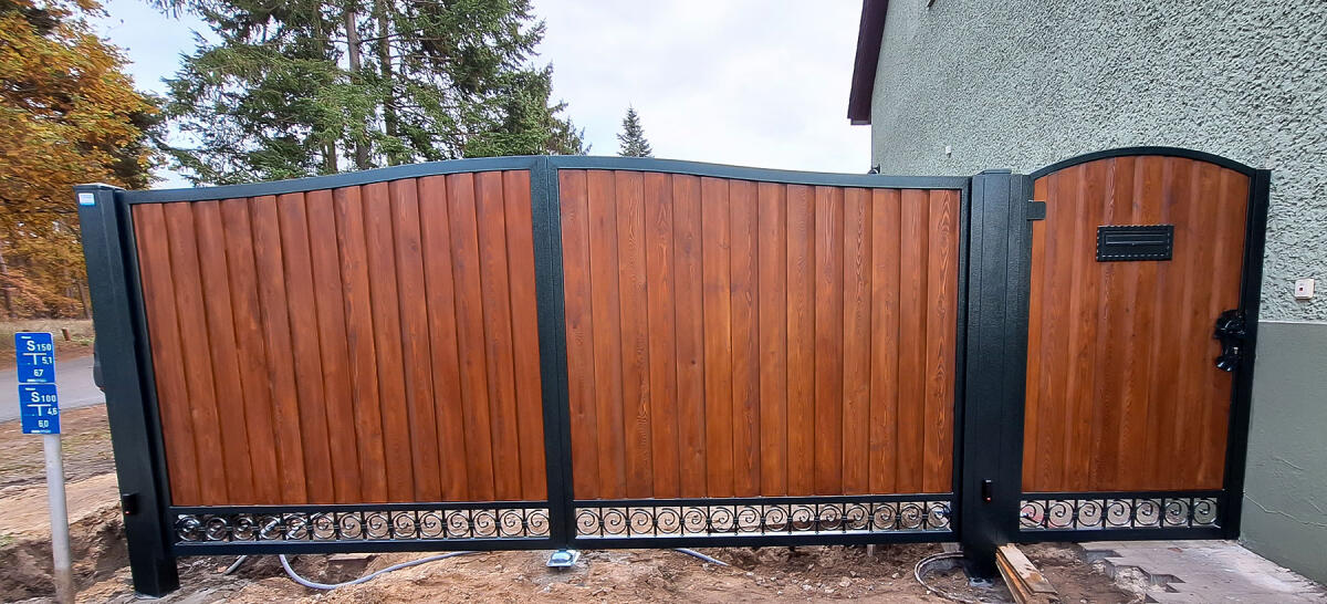 Hoftore, Metallzäune direkt vom Hersteller aus Polen. 3