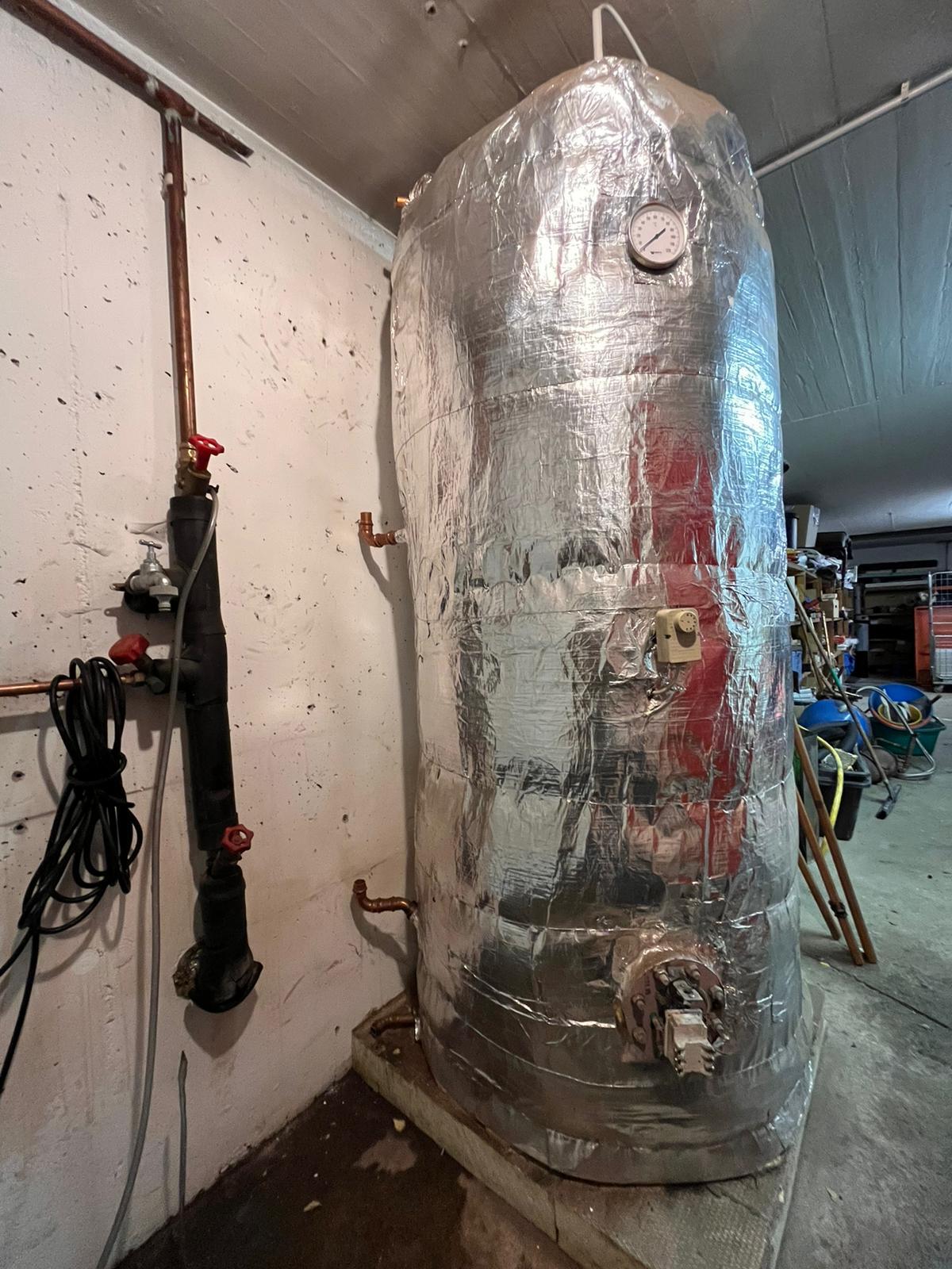 Edelstahl Boiler, 2 Stk., 500 l, mit oder ohne Isolierung 2