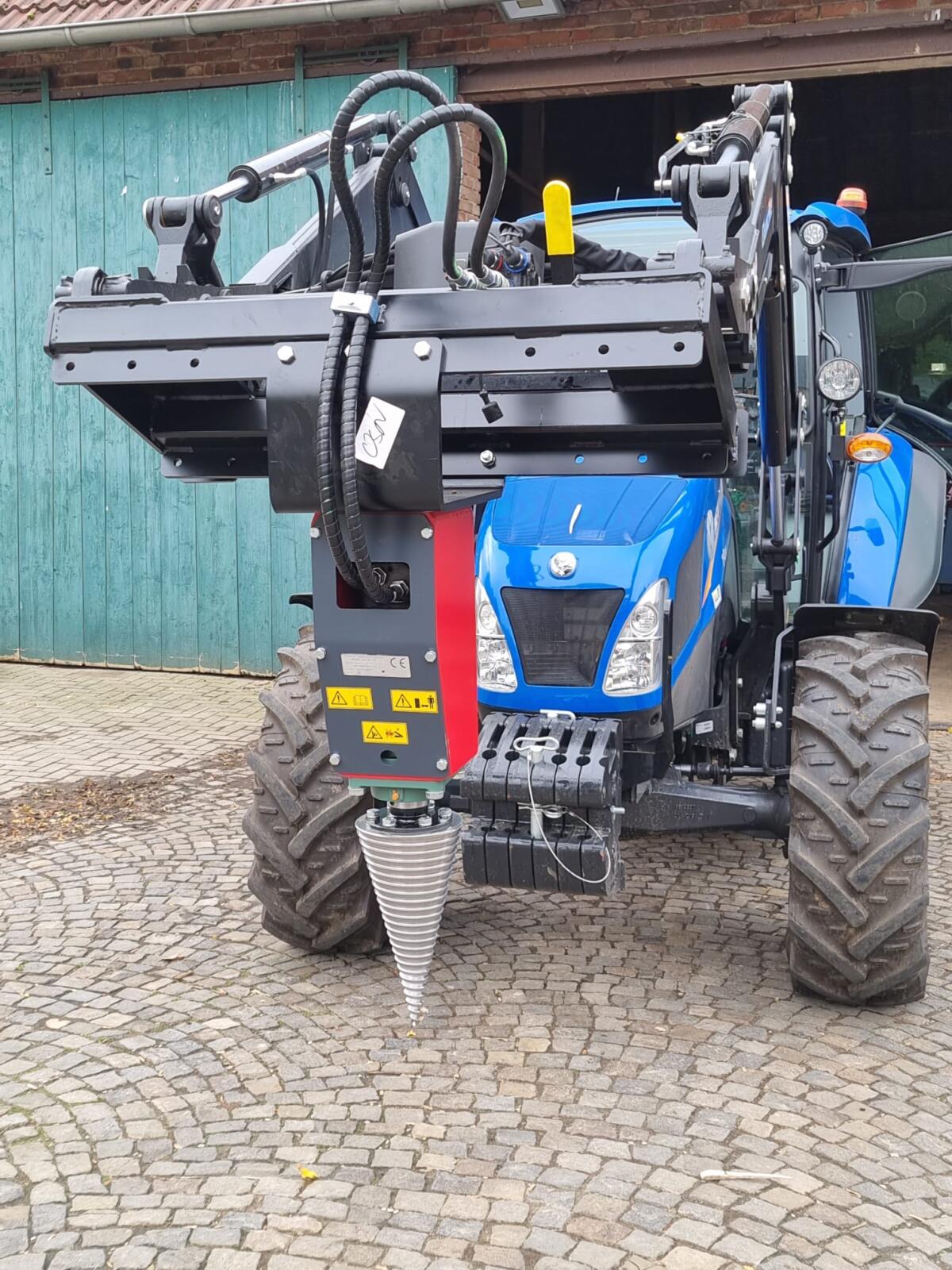 Kegelspalter mit Euroaufnahme Holzspalter Erdbohrer 3