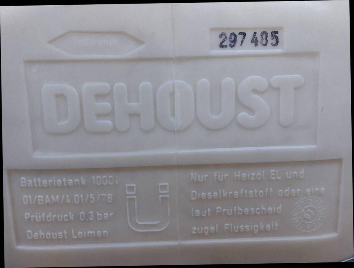 Heizöl- oder Dieseltank Dehoust 3