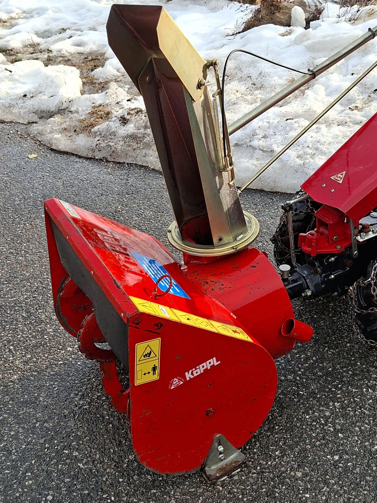 Köppl Anbauschneefräse Typ KC60 2