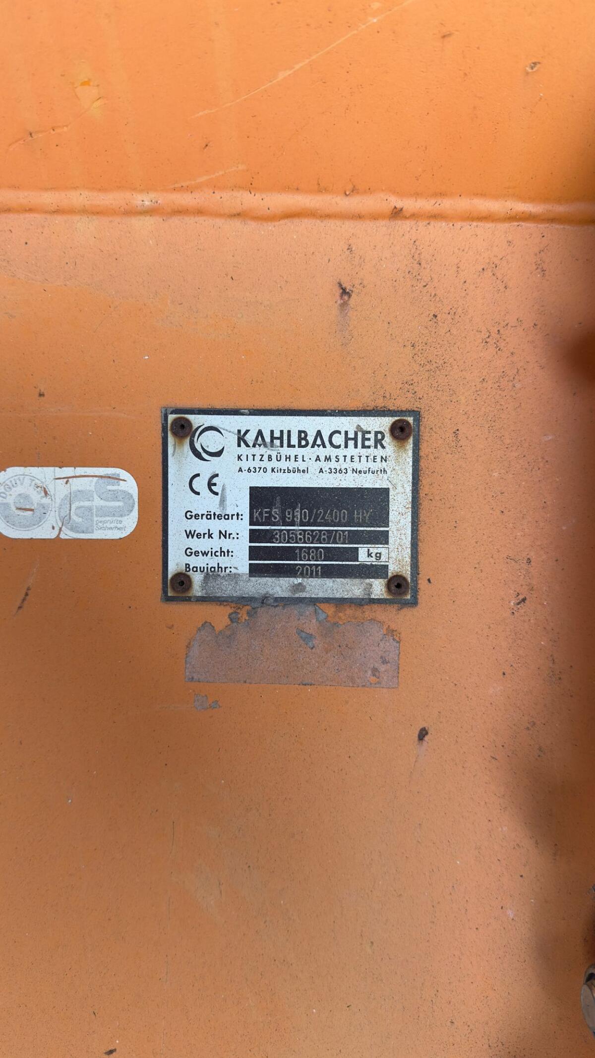 Schneefräse Kahlbacher 2