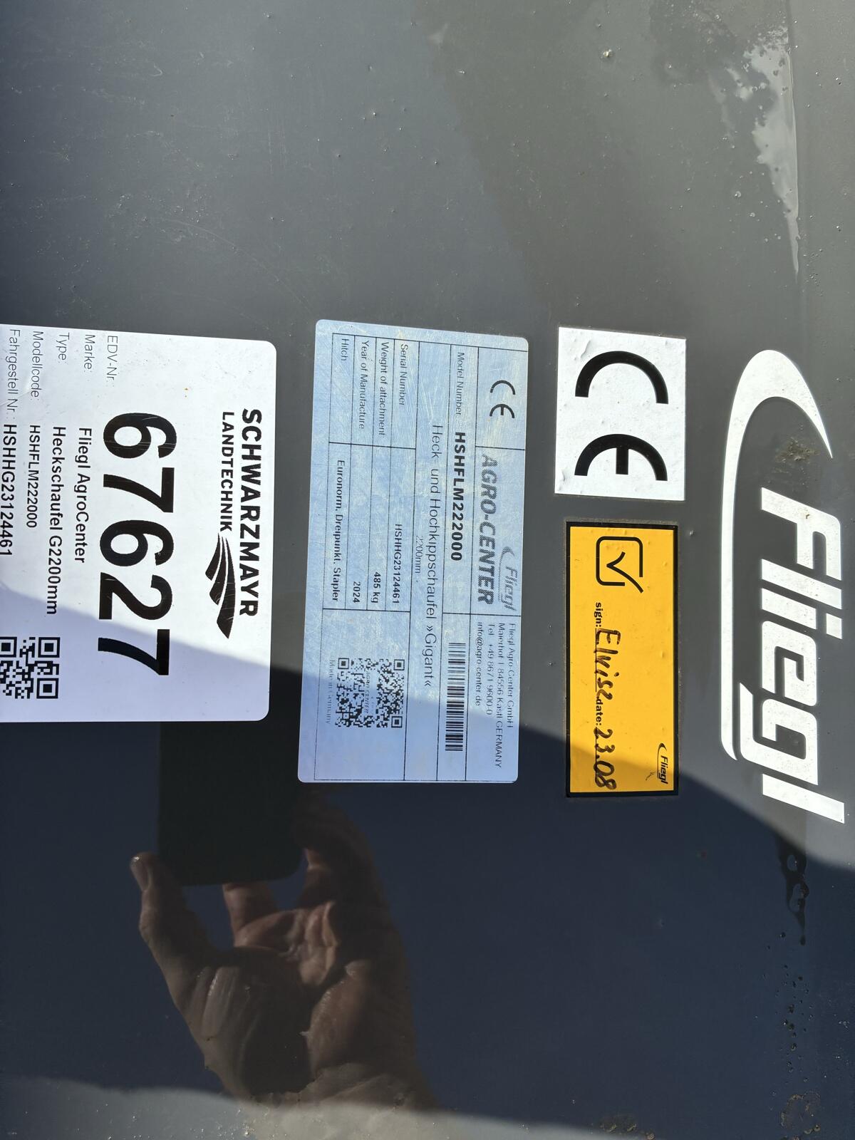 Kippmulde Hochkippschaufel Fliegl 3